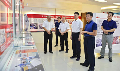 福建省人大常委會黨組書記、副主任張廣敏蒞臨虹潤公司調(diào)研指導